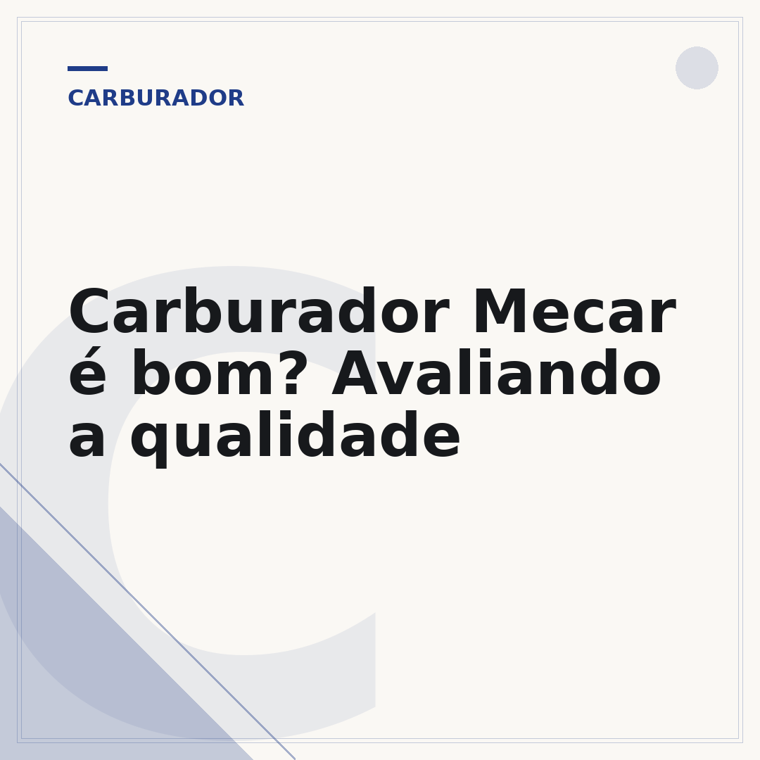 Carburador Mecar é bom? Avaliando a qualidade