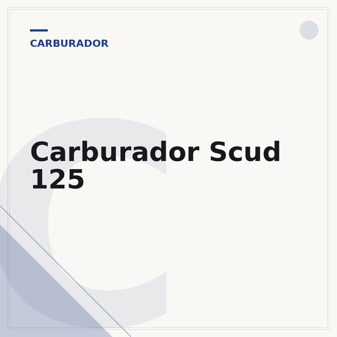 Carburador Scud 125