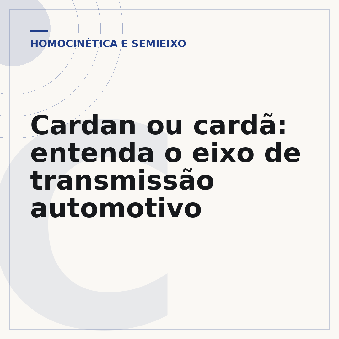 Cardan ou cardã: entenda o eixo de transmissão automotivo