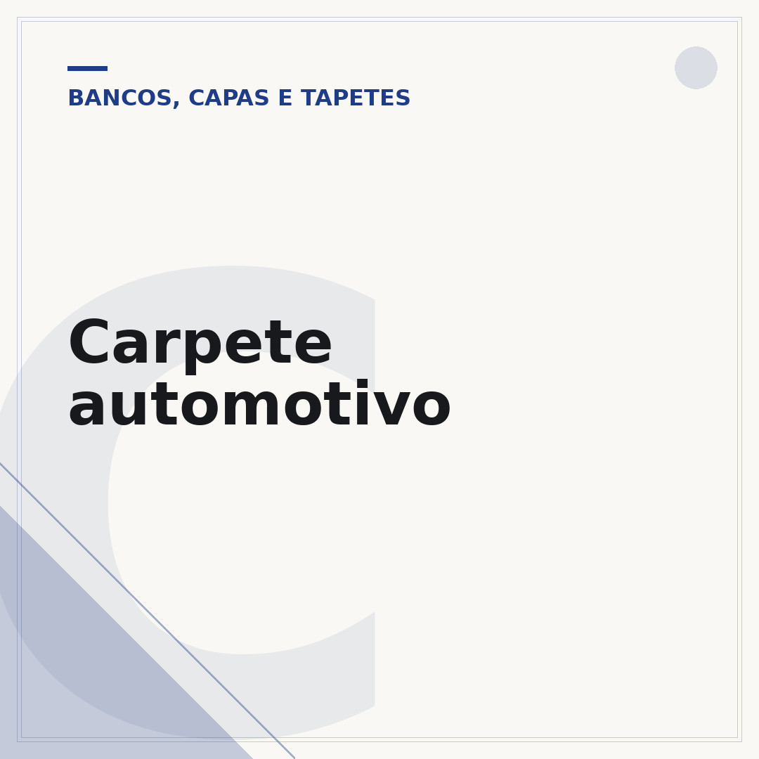 Carpete automotivo