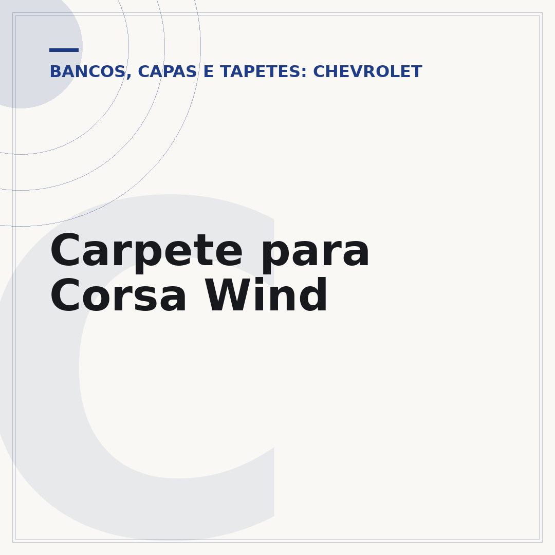 Carpete para Corsa Wind