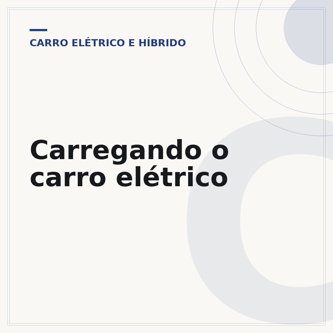 Carregando o carro elétrico