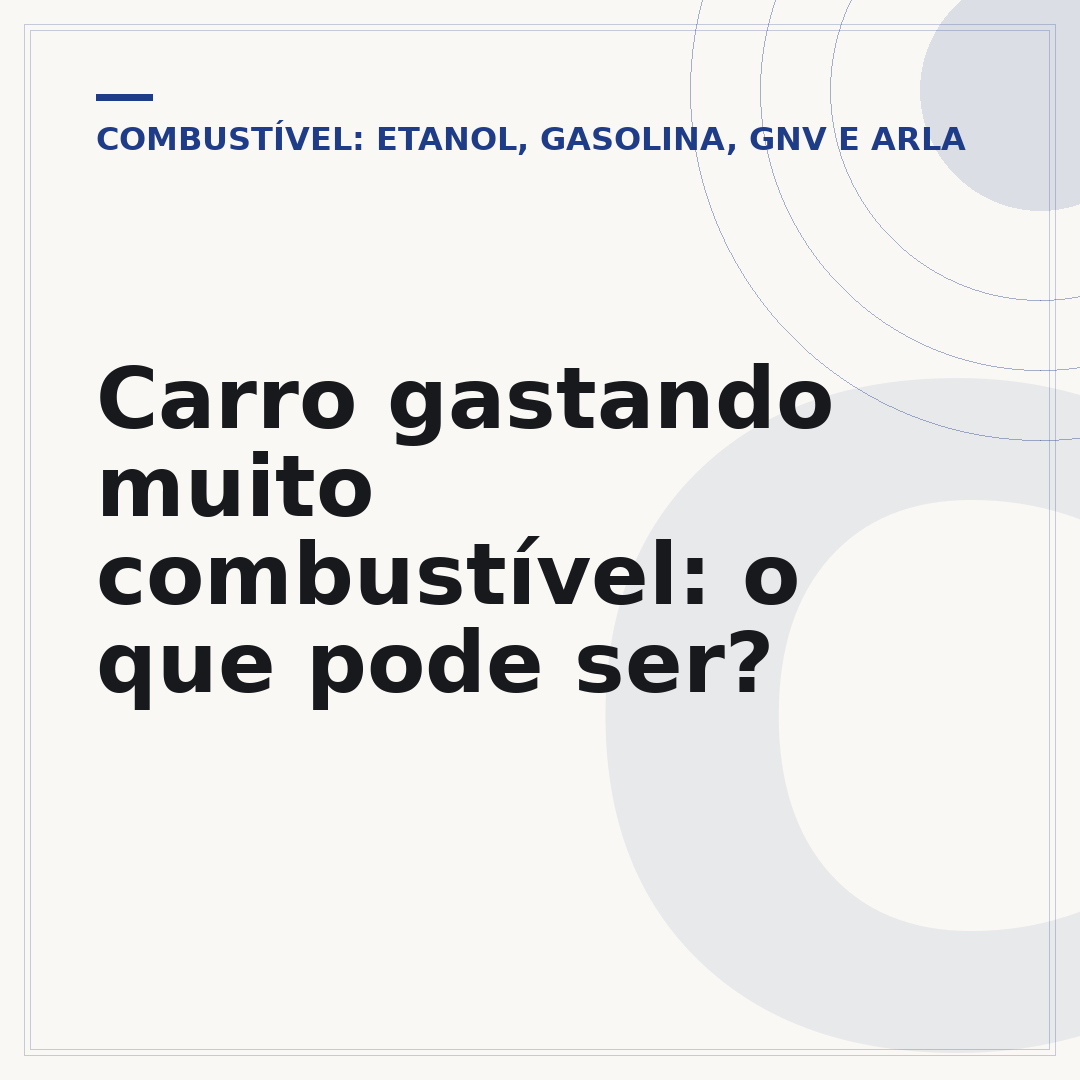 Carro gastando muito combustível: o que pode ser?