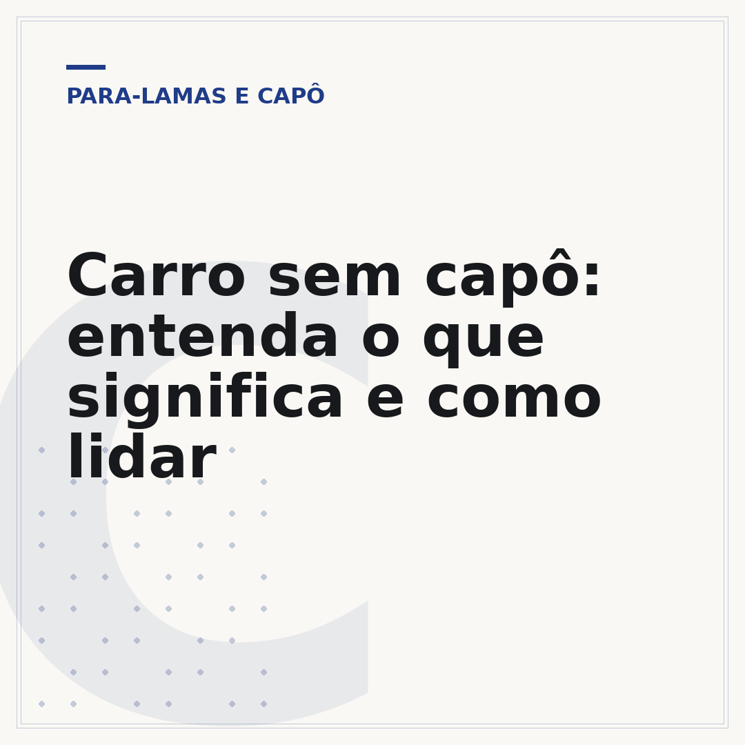 Carro sem capô: entenda o que significa e como lidar