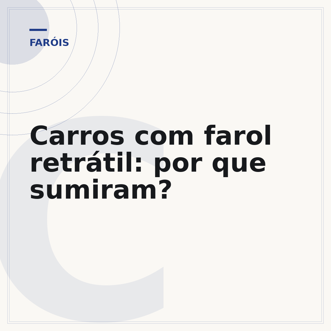 Carros com farol retrátil: por que sumiram?
