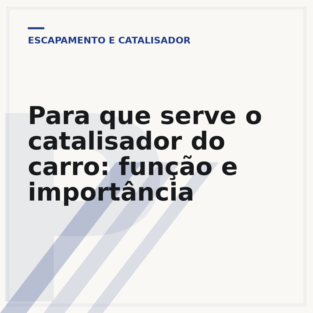 Para que serve o catalisador do carro: função e importância