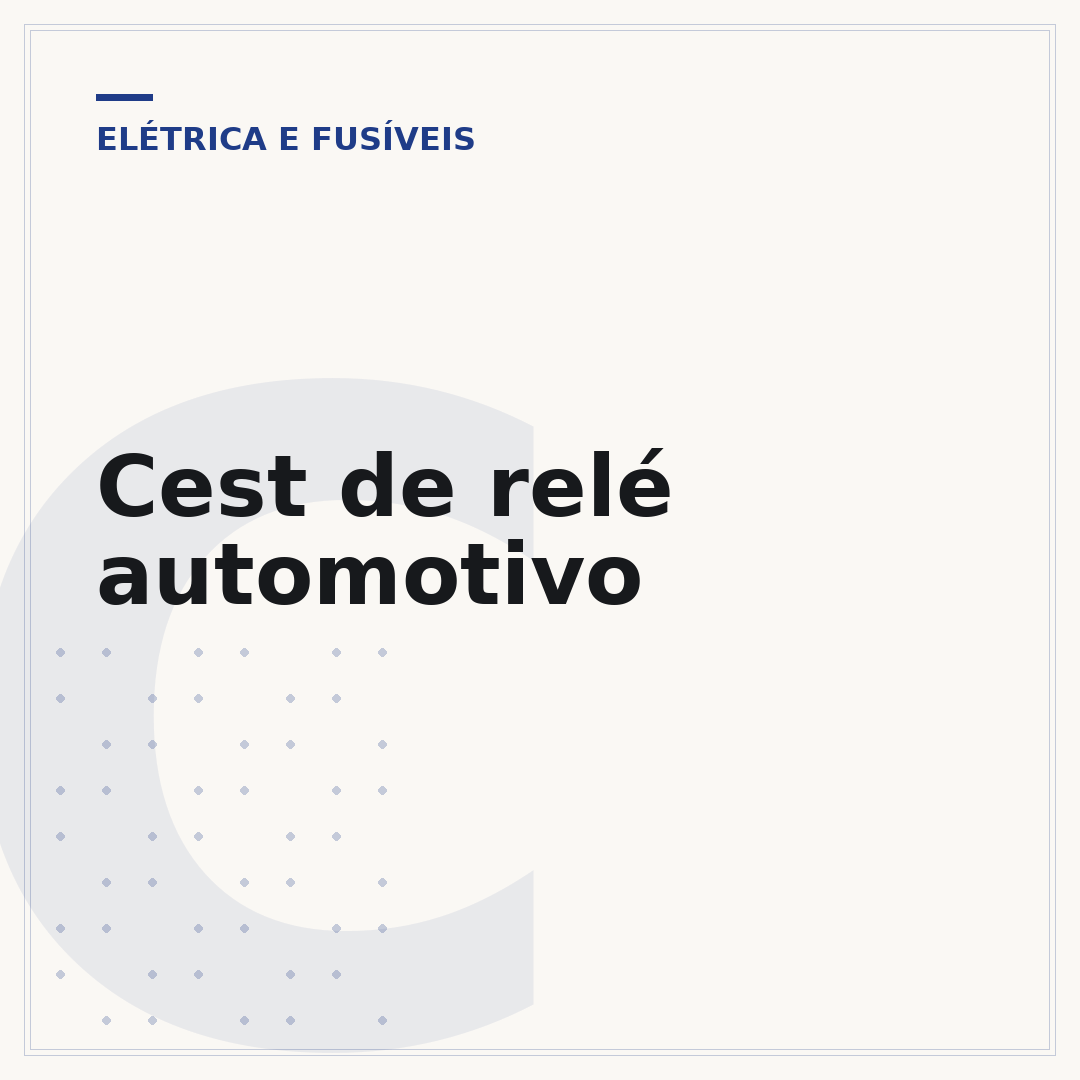 Cest de relé automotivo