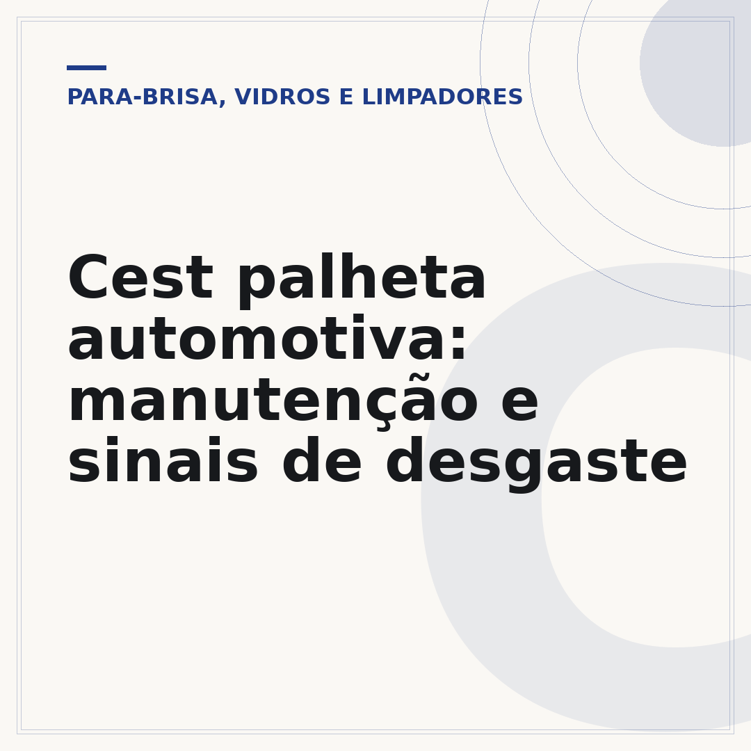 Cest palheta automotiva: manutenção e sinais de desgaste