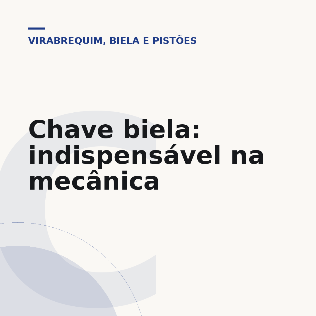 Chave biela: indispensável na mecânica