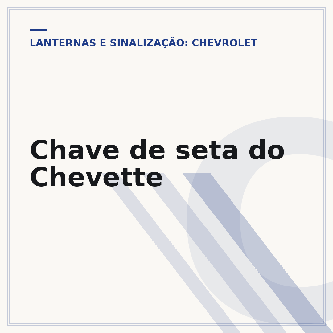 Chave de seta do Chevette