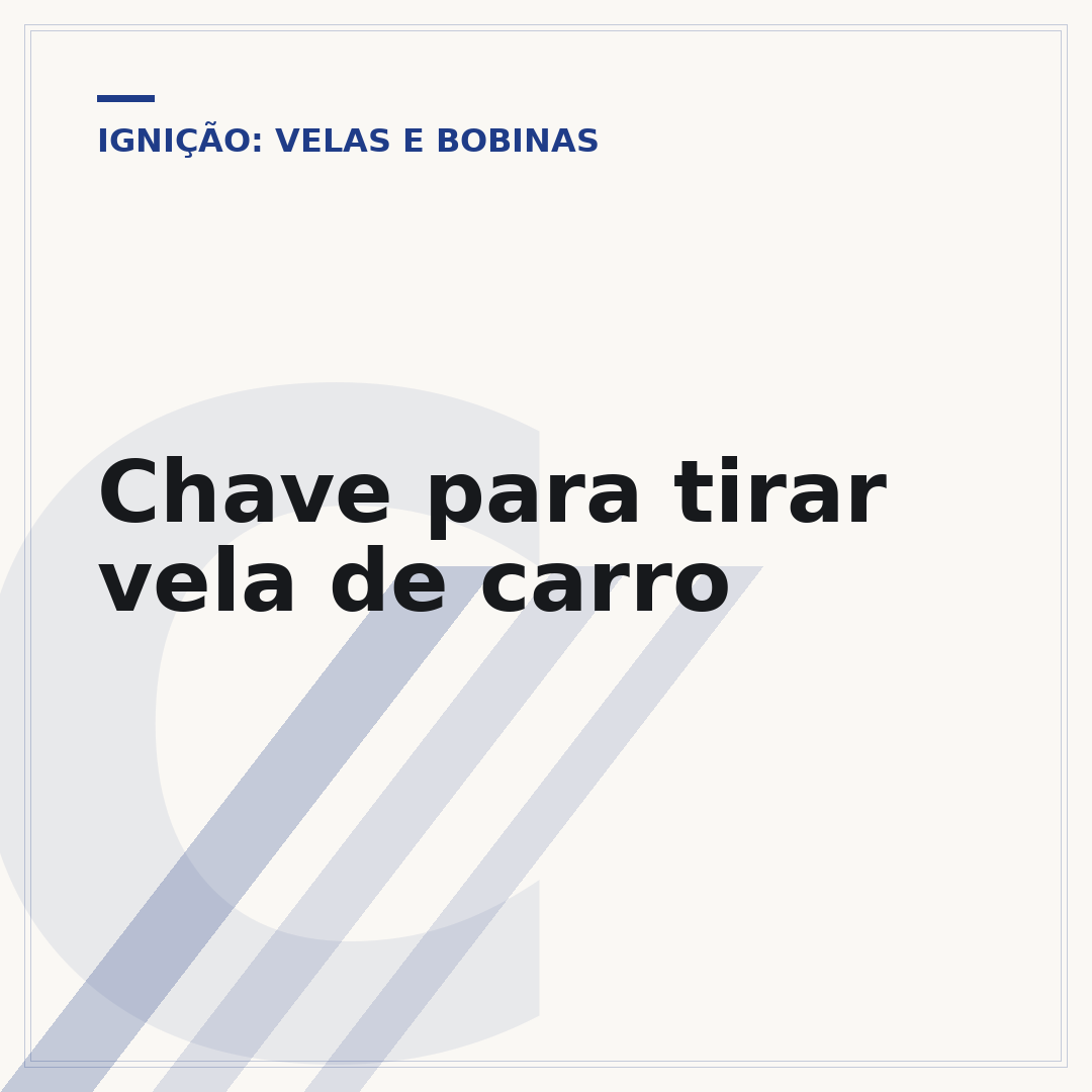 Chave para tirar vela de carro