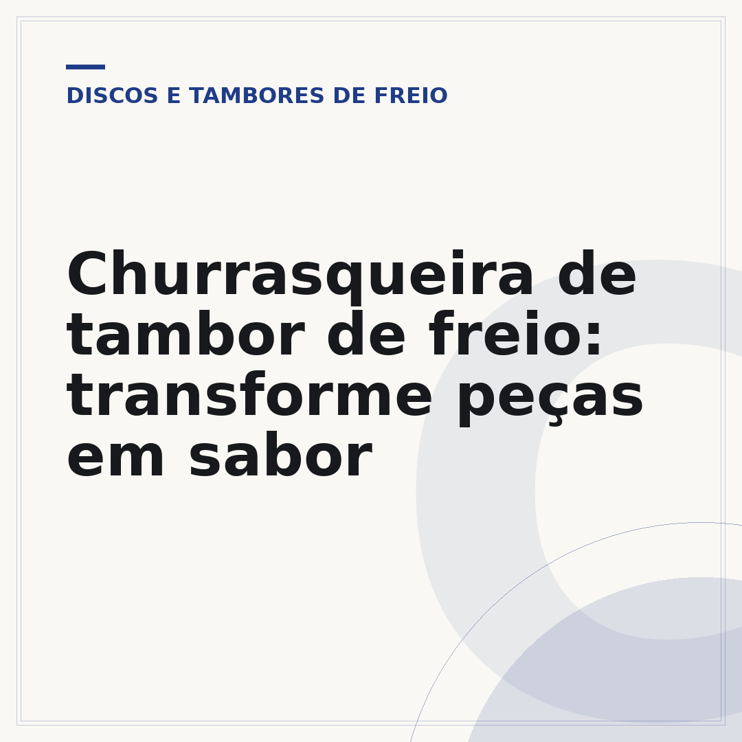 Churrasqueira de tambor de freio: transforme peças em sabor
