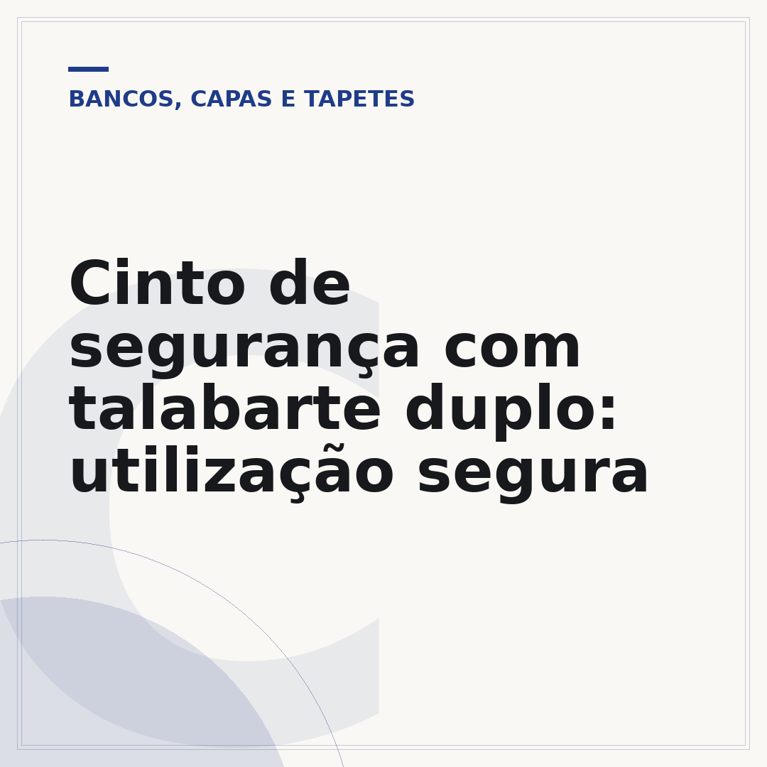 Cinto de segurança com talabarte duplo: utilização segura