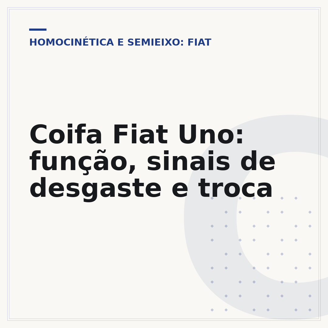 Coifa Fiat Uno: função, sinais de desgaste e troca