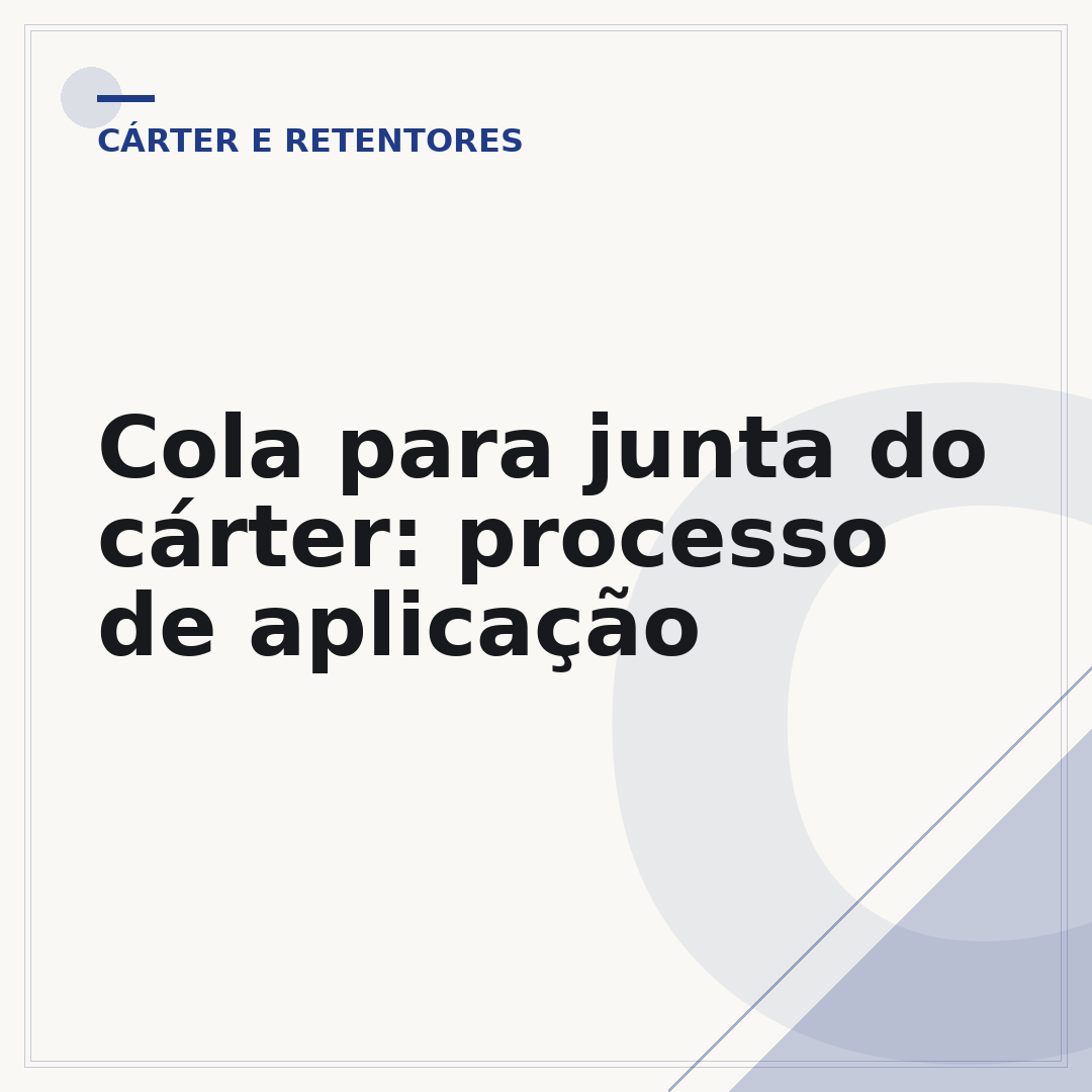 Cola para junta do cárter: processo de aplicação