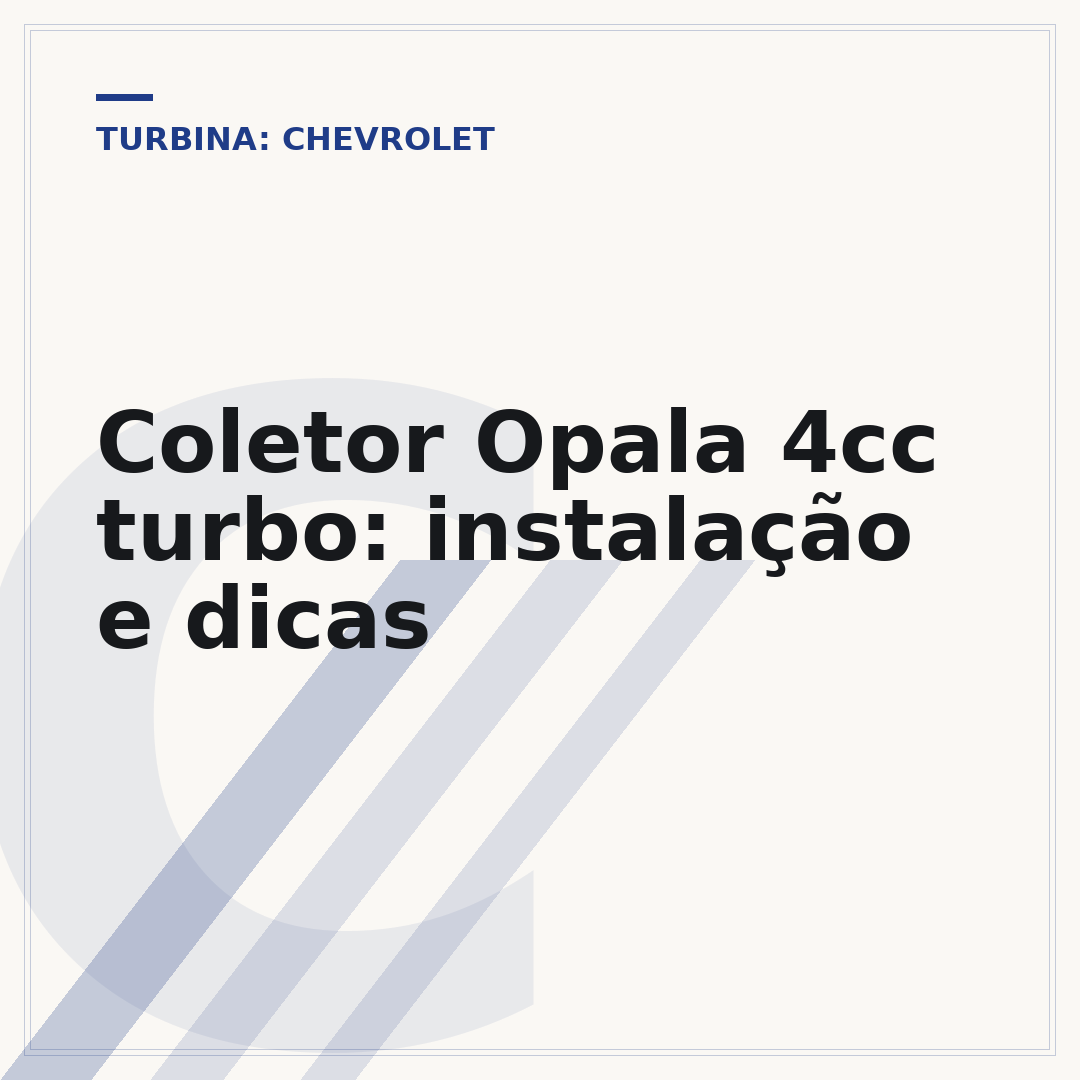 Coletor Opala 4cc turbo: instalação e dicas