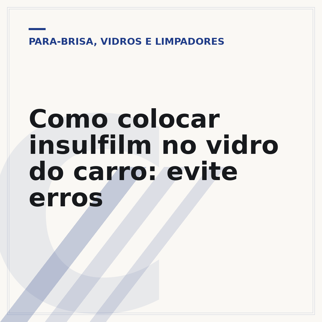 Como colocar insulfilm no vidro do carro: evite erros