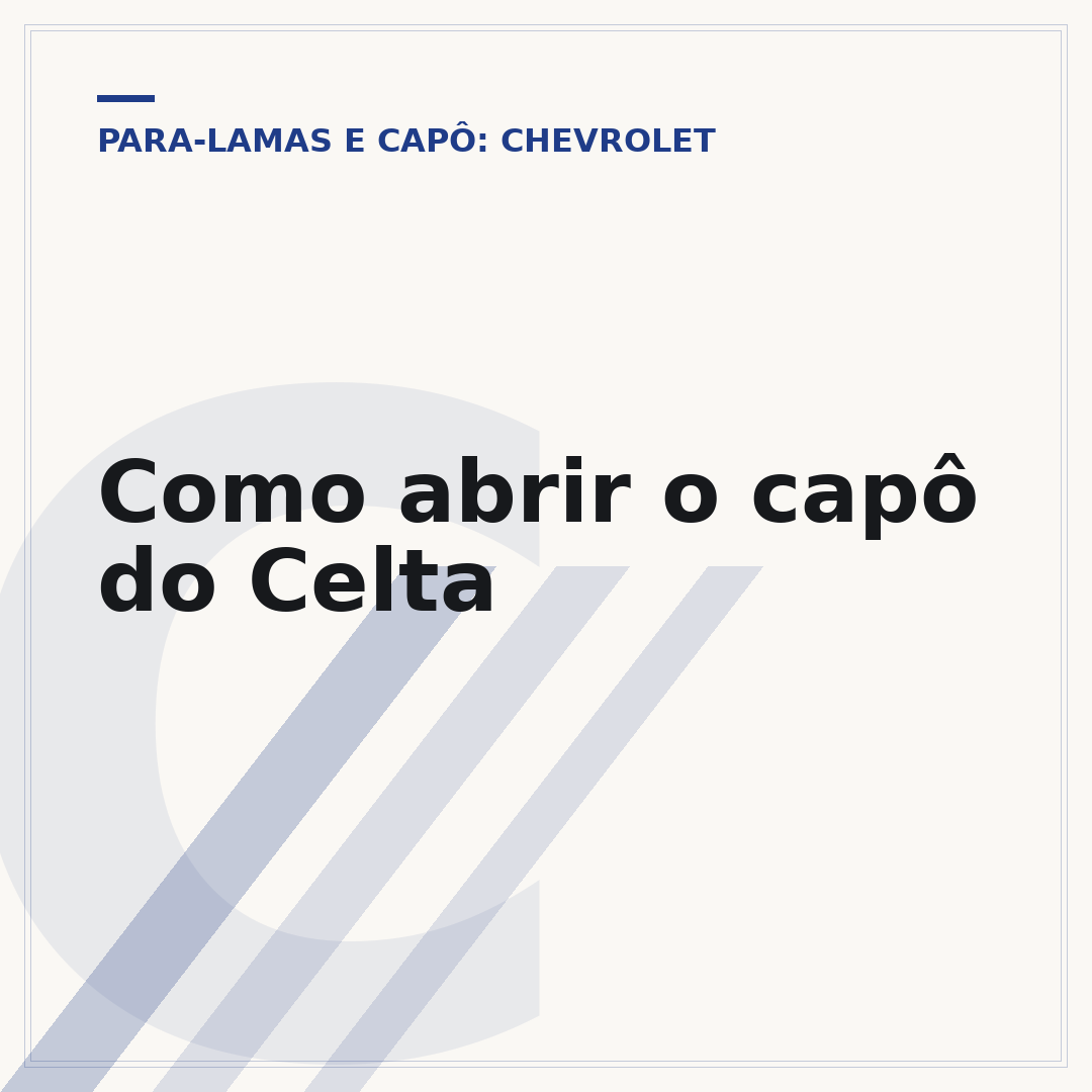 Como abrir o capô do Celta