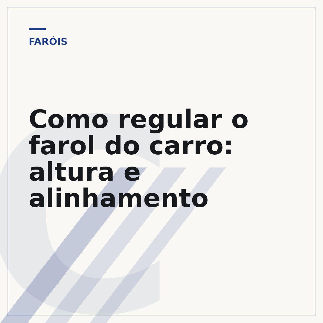 Como regular o farol do carro: altura e alinhamento