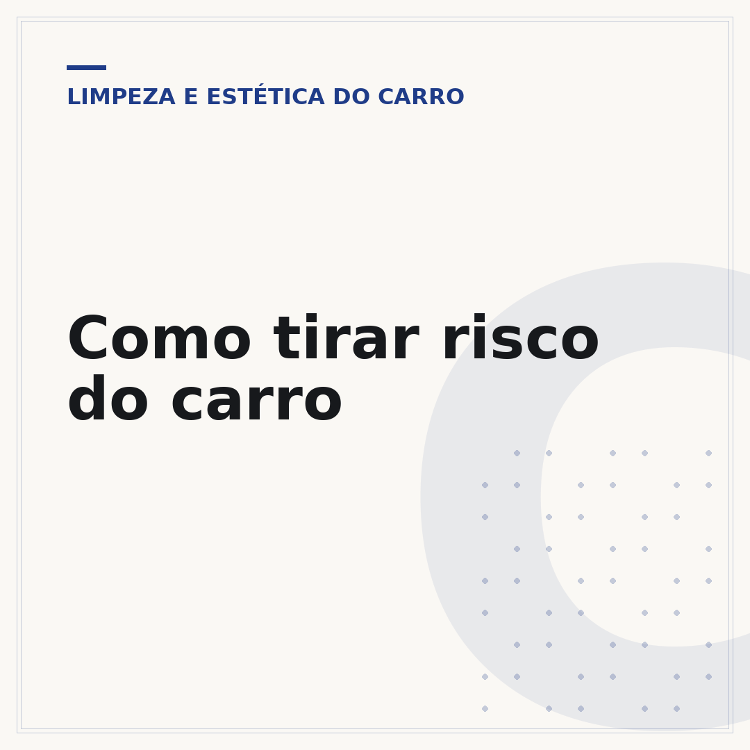Como tirar risco do carro