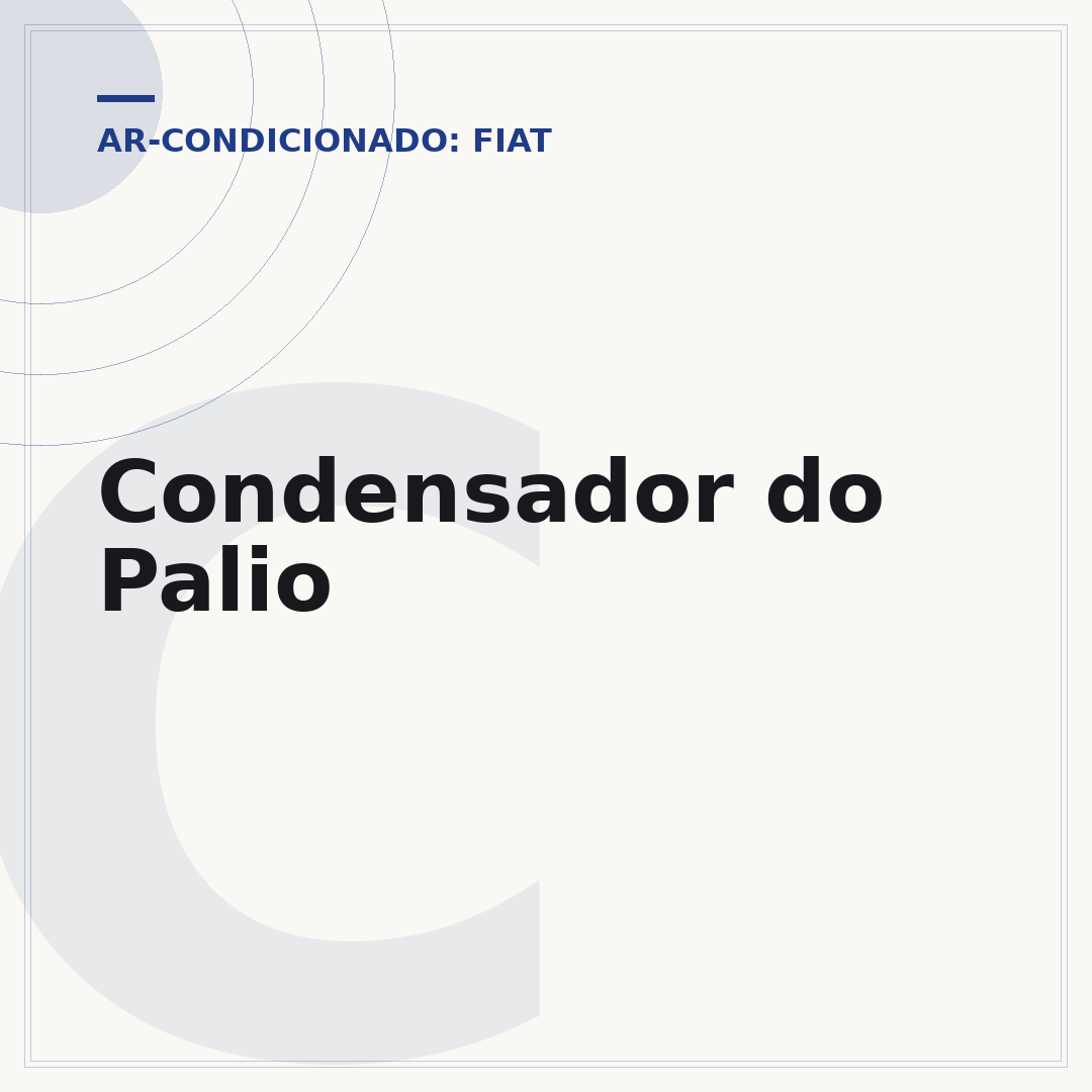Condensador do Palio