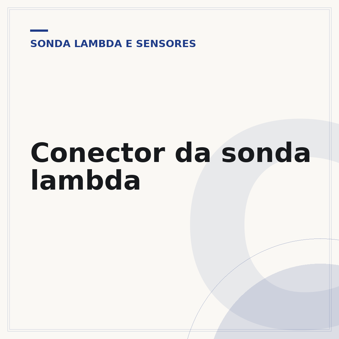 Conector da sonda lambda