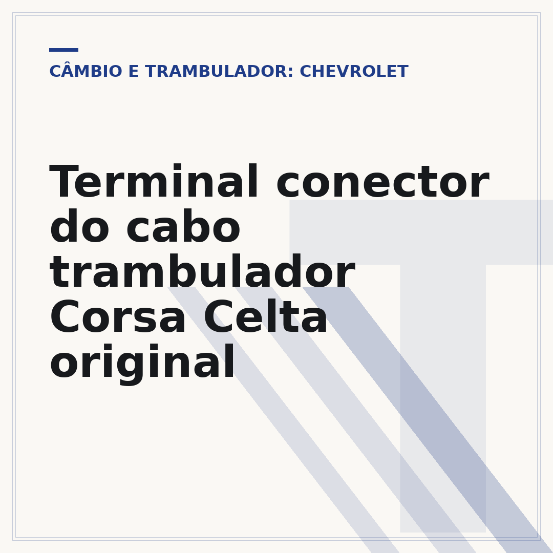 Terminal conector do cabo trambulador Corsa Celta original