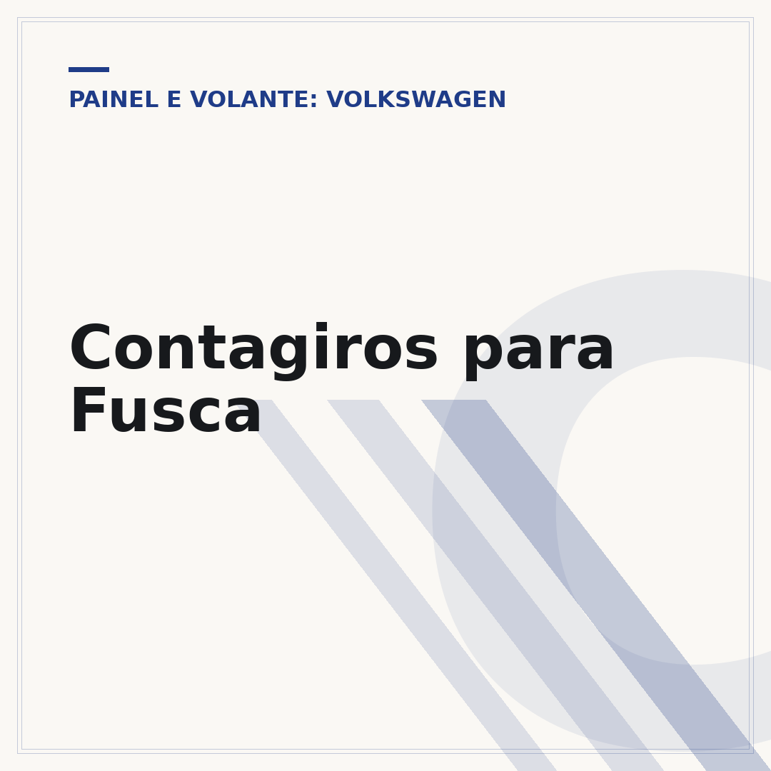 Contagiros para Fusca