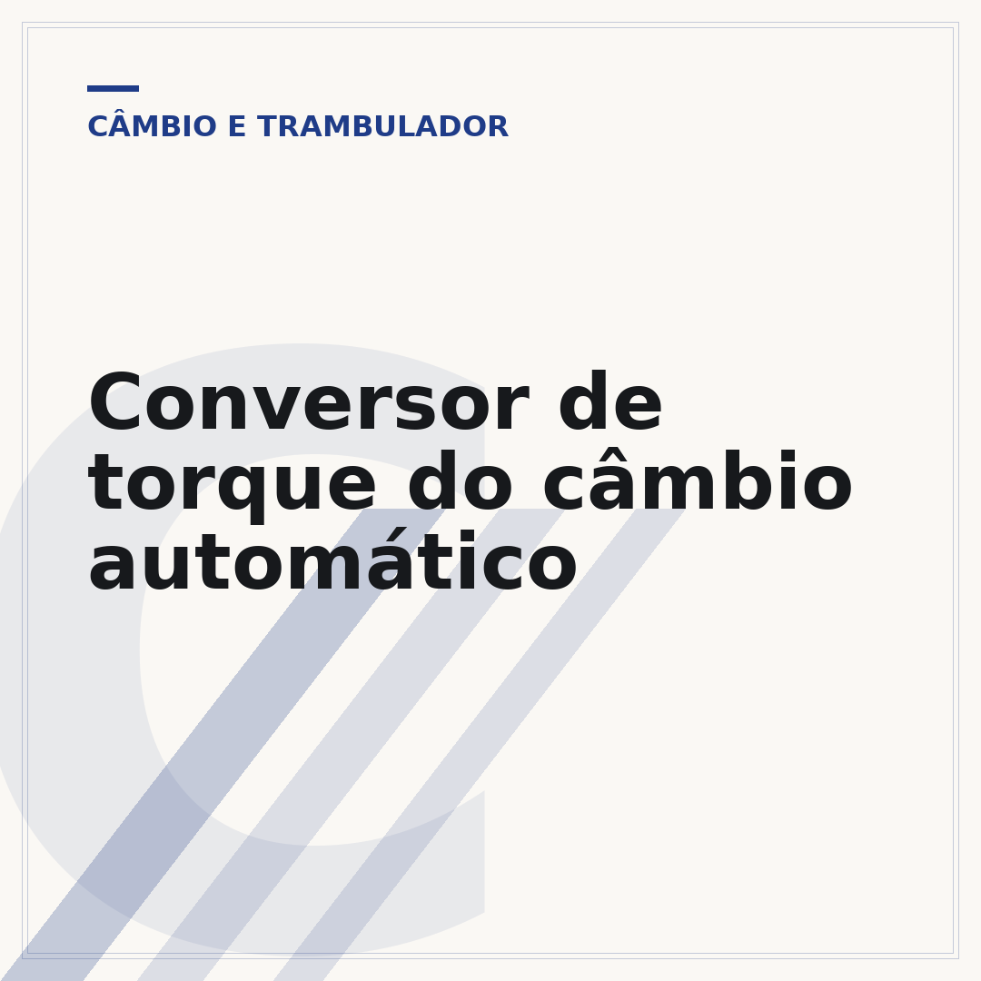 Conversor de torque do câmbio automático
