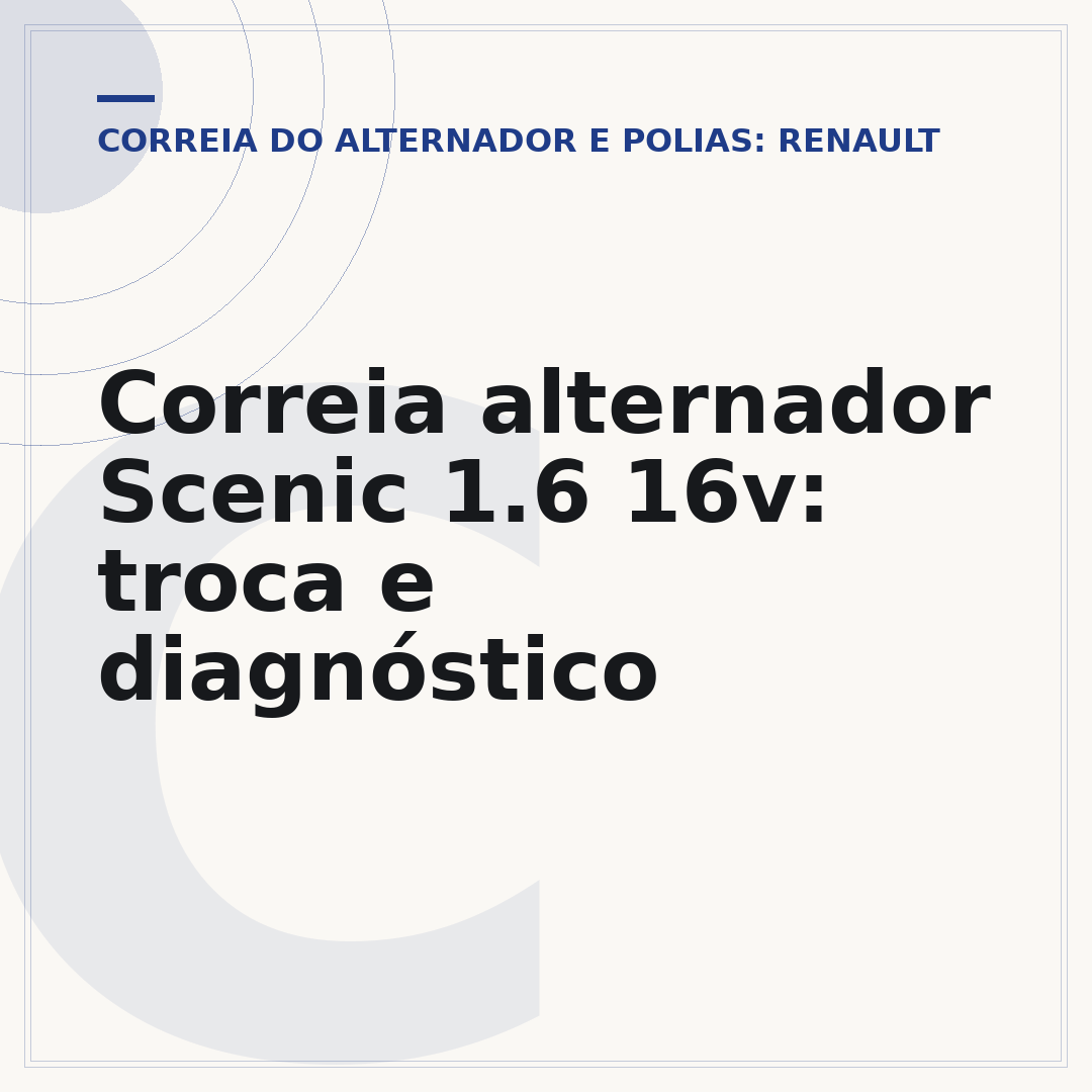Correia alternador Scenic 1.6 16v: troca e diagnóstico