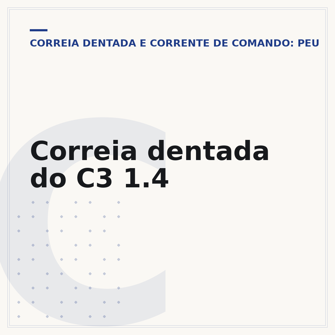 Correia dentada do C3 1.4