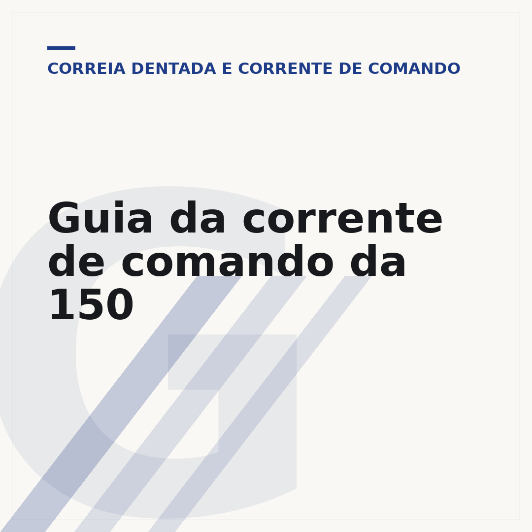 Guia da corrente de comando da 150
