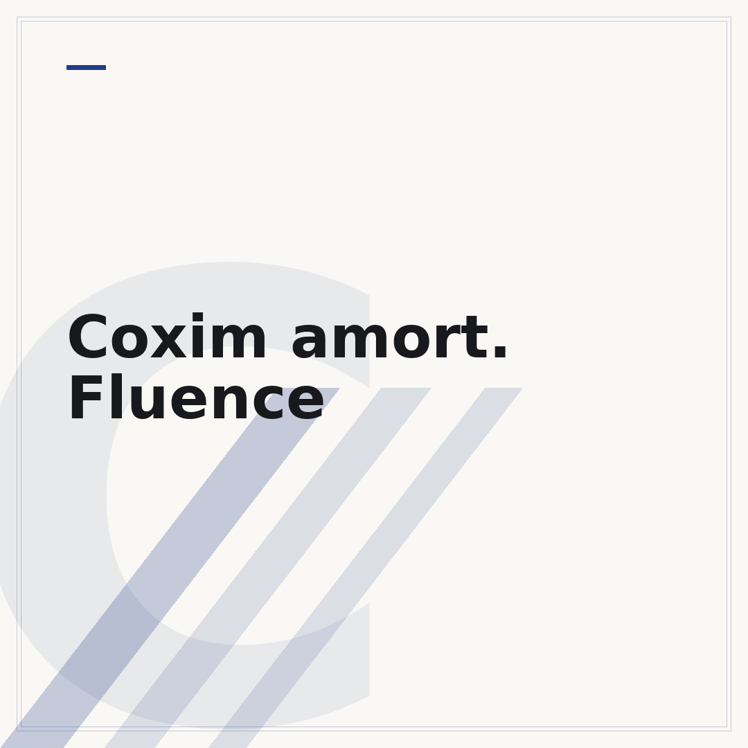 Coxim amort. Fluence