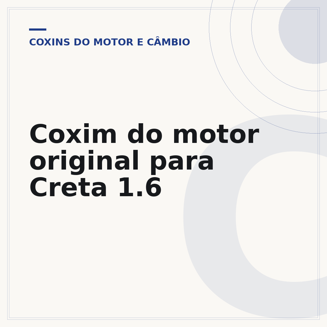 Coxim do motor original para Creta 1.6