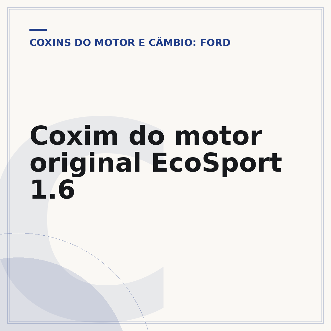Coxim do motor original EcoSport 1.6