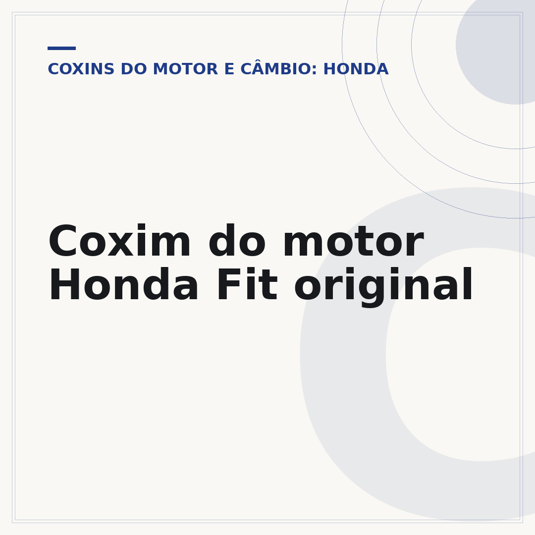 Coxim do motor Honda Fit original