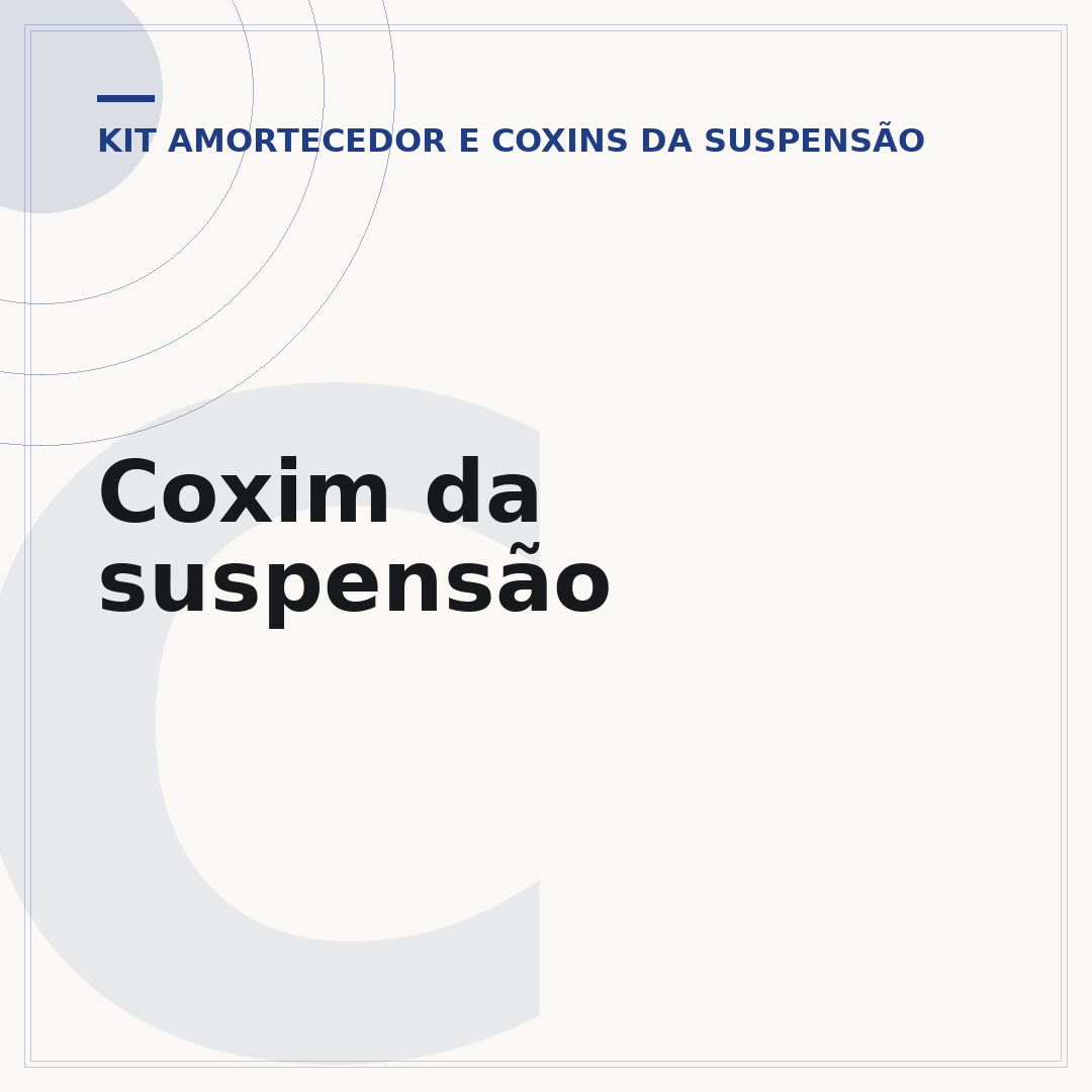 Coxim da suspensão