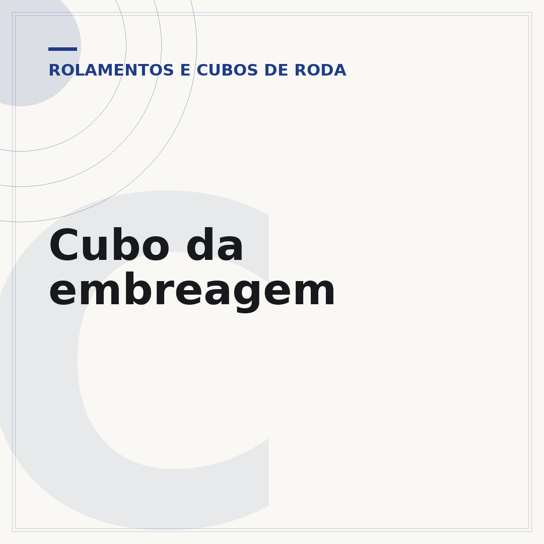 Cubo da embreagem