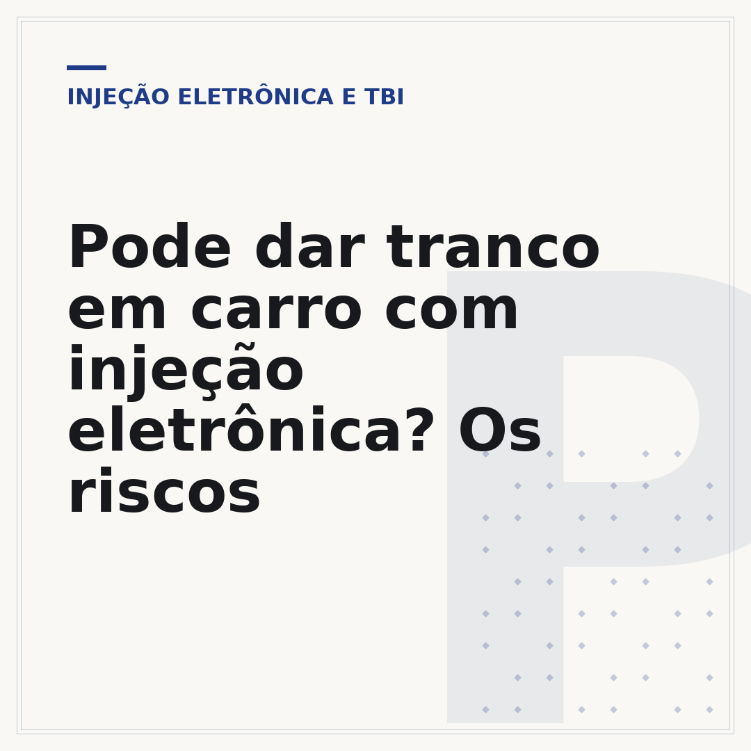 Pode dar tranco em carro com injeção eletrônica? Os riscos