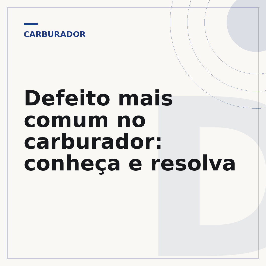 Defeito mais comum no carburador: conheça e resolva