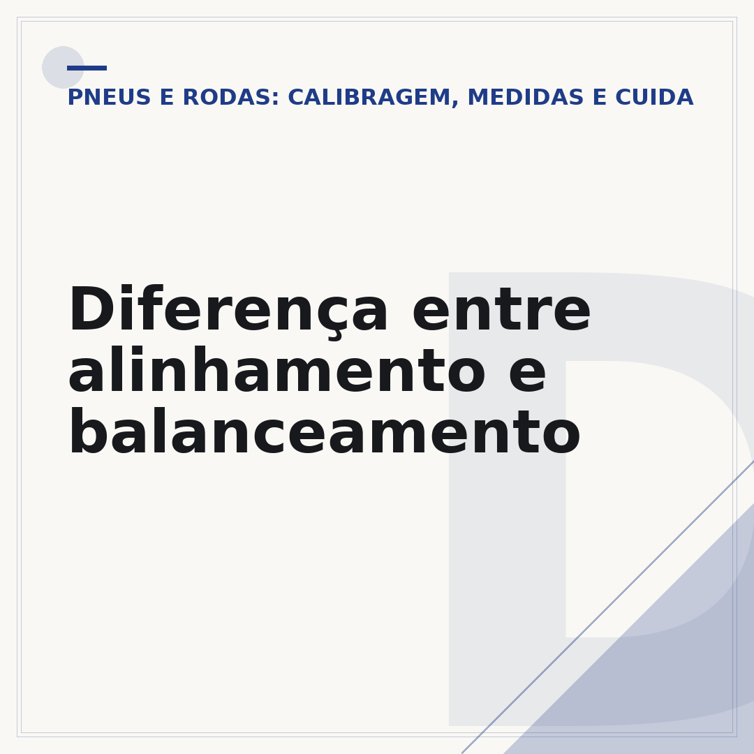 Diferença entre alinhamento e balanceamento