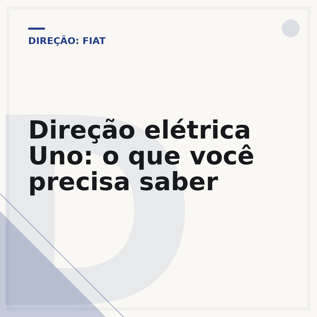 Direção elétrica Uno: o que você precisa saber