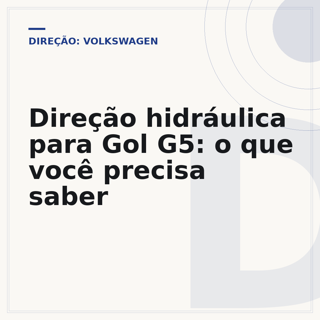 Direção hidráulica para Gol G5: o que você precisa saber
