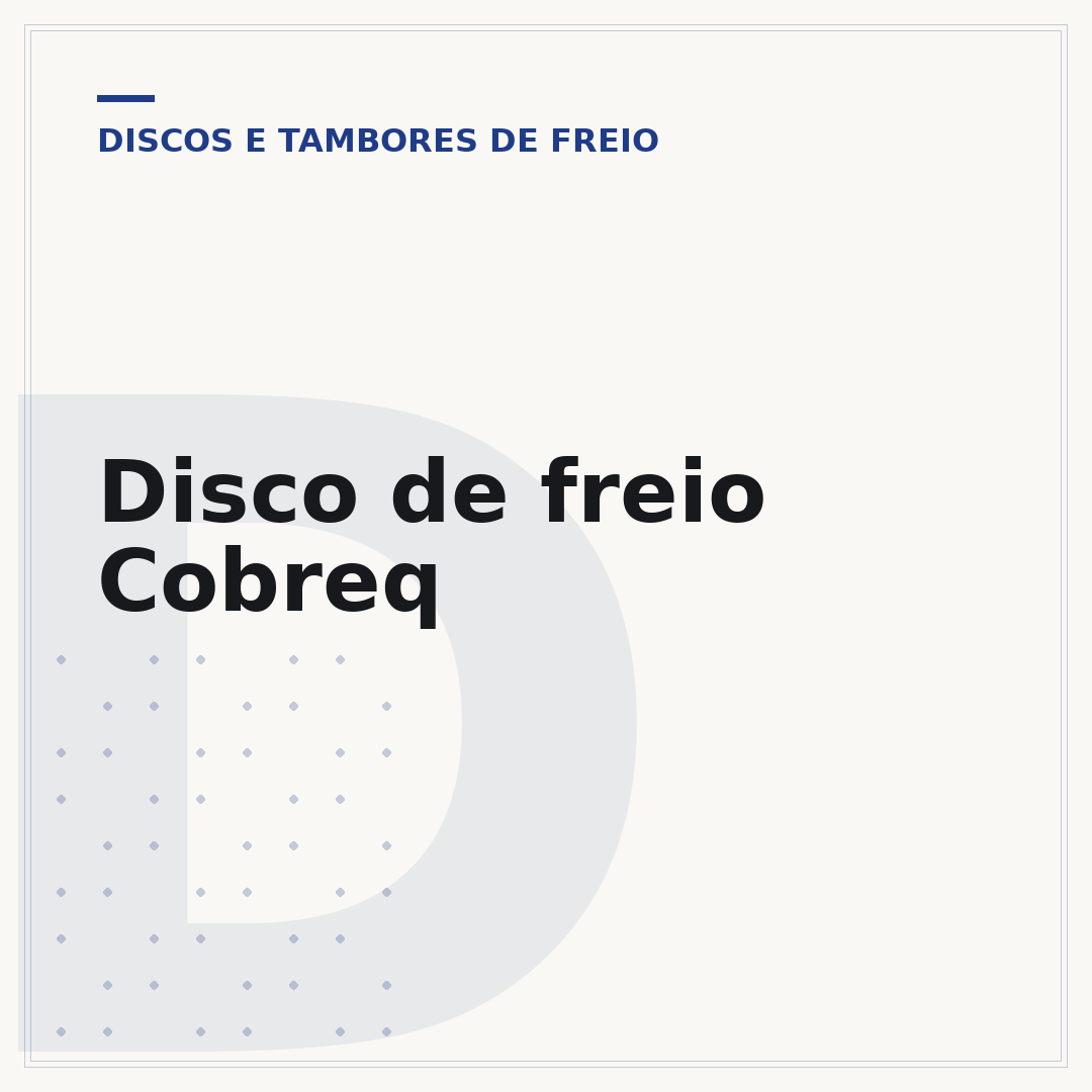 Disco de freio Cobreq