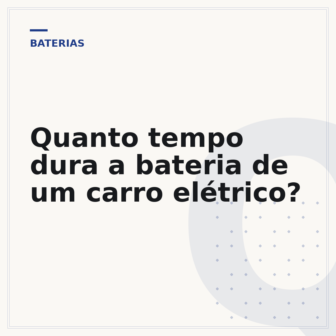 Quanto tempo dura a bateria de um carro elétrico?