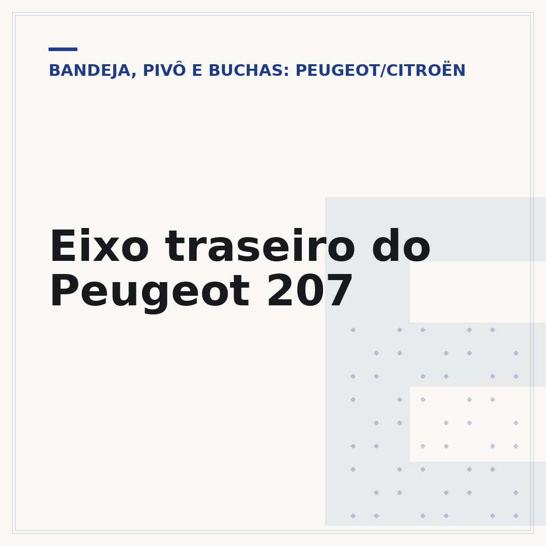 Eixo traseiro do Peugeot 207