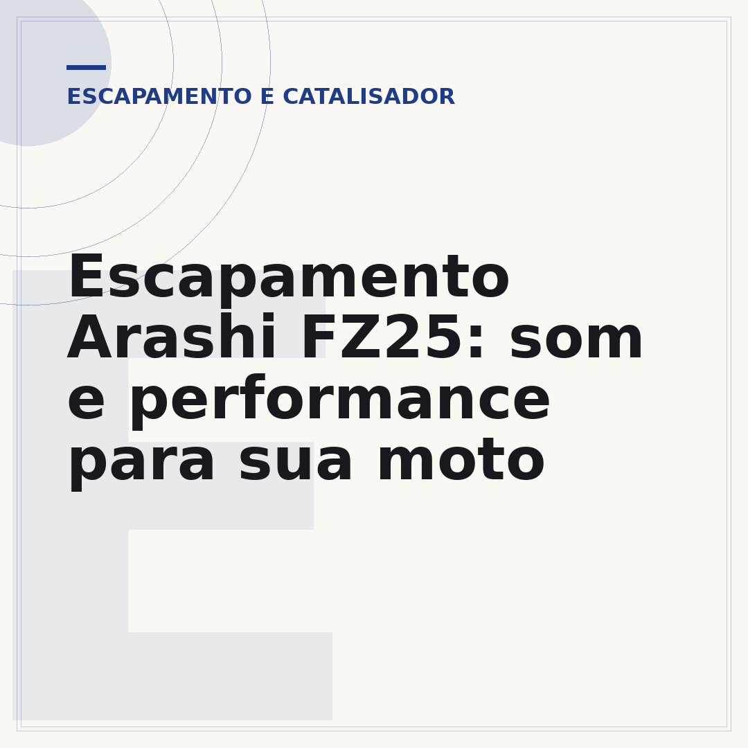 Escapamento Arashi FZ25: som e performance para sua moto