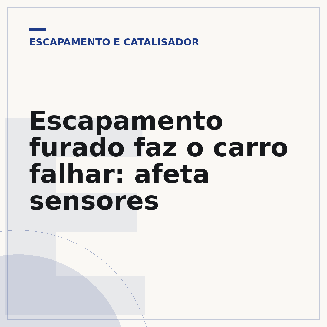 Escapamento furado faz o carro falhar: afeta sensores