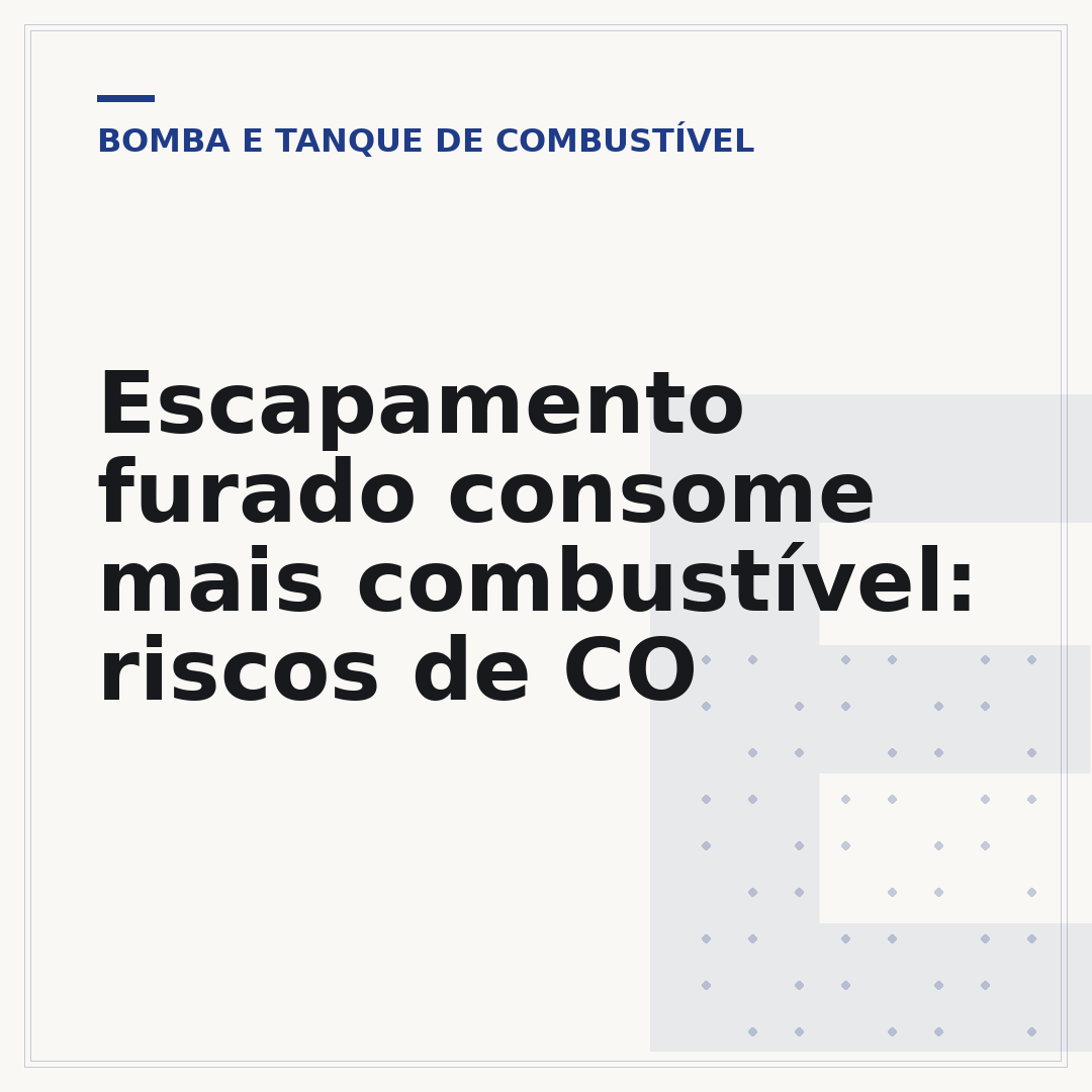 Escapamento furado consome mais combustível: riscos de CO