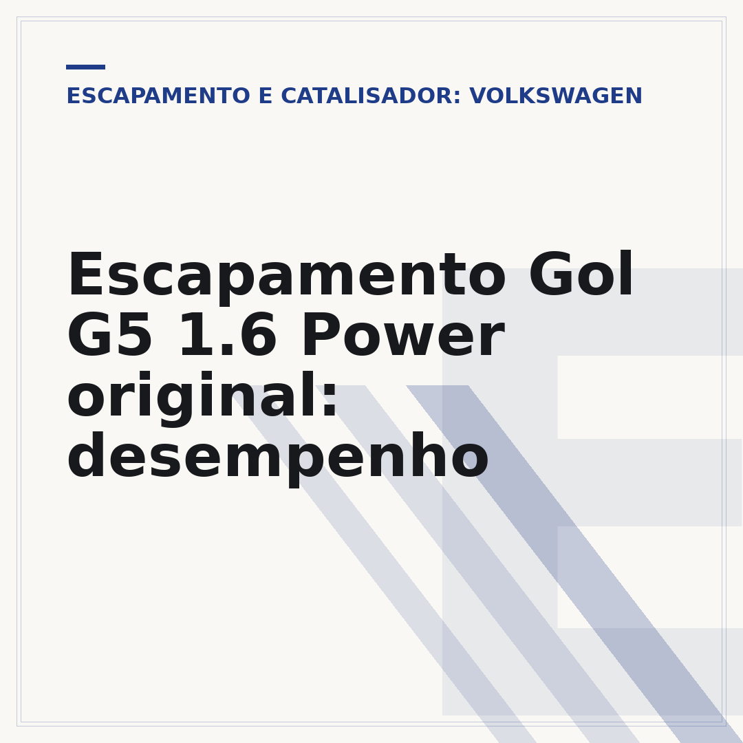 Escapamento Gol G5 1.6 Power original: desempenho